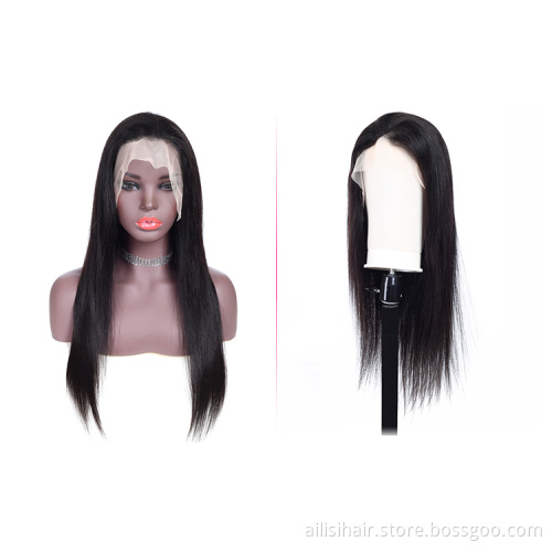 Long Raw Brazilian Hair wig Transparent HD Lace Frontal Wig Wholesale human hair Wig For Black Women